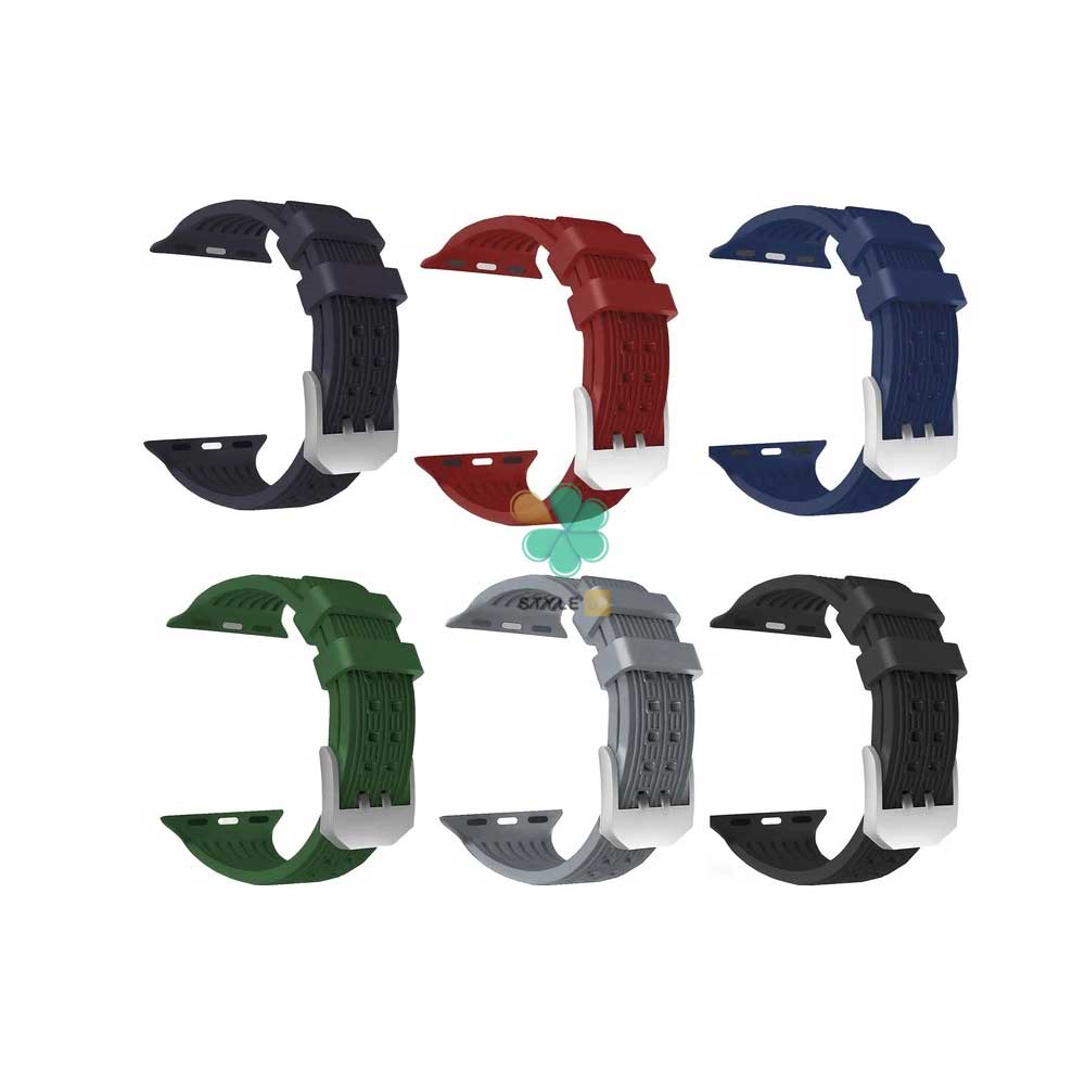 خرید بند ساعت اپل واچ سیلیکونی Strip - بادوام و مقاوم