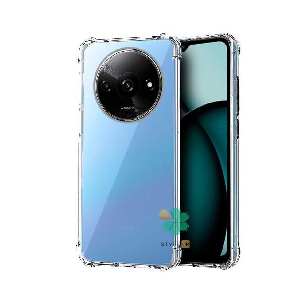 Shockproof Airbag Clear Tpu Cover Case For Xiaomi Redmi A3 قیمت کیس گوشی ژله ای کپسول دار ویژه شیائومی ردمی A3 - آنتی شوک