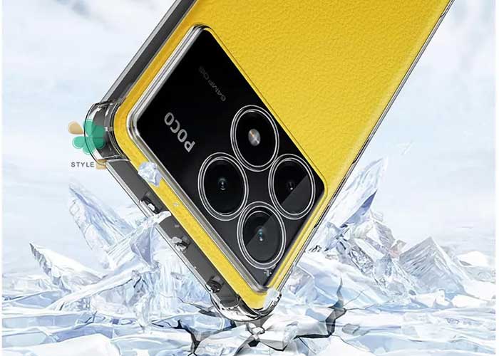 قیمت قاب گوشی ایربگ دار مدل محافظ لنز دار برای Xiaomi Poco F6 Pro - نرم و سبک