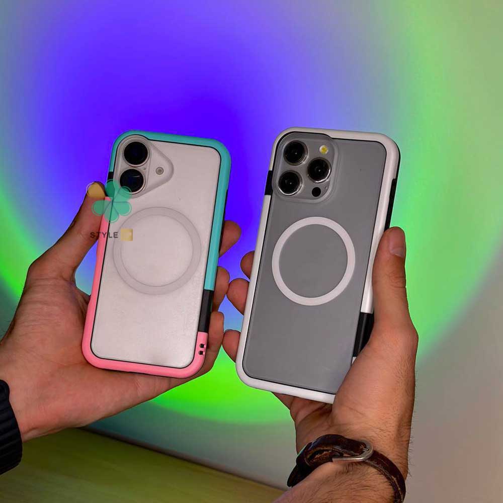 bumper-two-color-anti-scratch-cover-case-iphone-675185417 خرید قاب بامپر دوتیکه رنگ گوشی iPhone - پوشش کامل بدنه