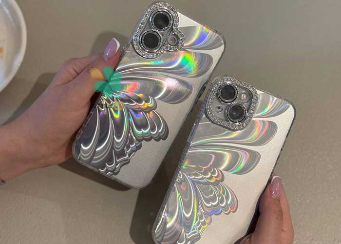 قیمت قاب فانتزی Half Ice Butterfly برای آیفون - شیک و باکیفیت