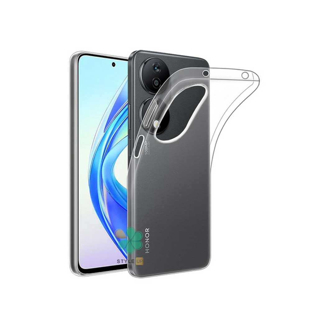 huawei-honor-x7b-clear-tpu-cover-case-675190659 قیمت کیس گوشی ژله ای شفاف مناسب هواوی Honor X7b - ضد خط و خراش