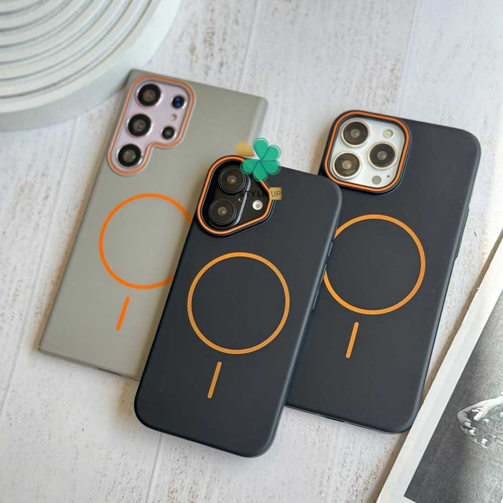خرید کیس مگ سیف دار Orange Line گوشی آیفون - مقاوم در برابر ضربه