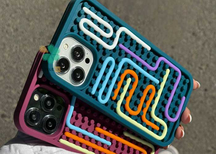 خرید و قیمت قاب سیلیکونی پازل Puzzle برای آیفون - شیک و خوش دست
