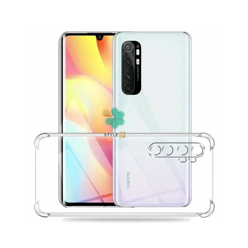 قیمت کیس گوشی ایربگ دار مدل محافظ لنز دار مناسب شیائومی Mi Note 10 Lite - نرم و شفاف