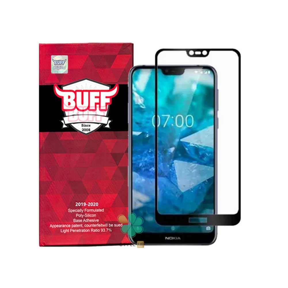 BUFF 5D Screen Protector of Nokia 7.1 مشخصات محافظ صفحه گوشی Buff 5D مناسب نوکیا Nokia 7.1 برش های دقیق