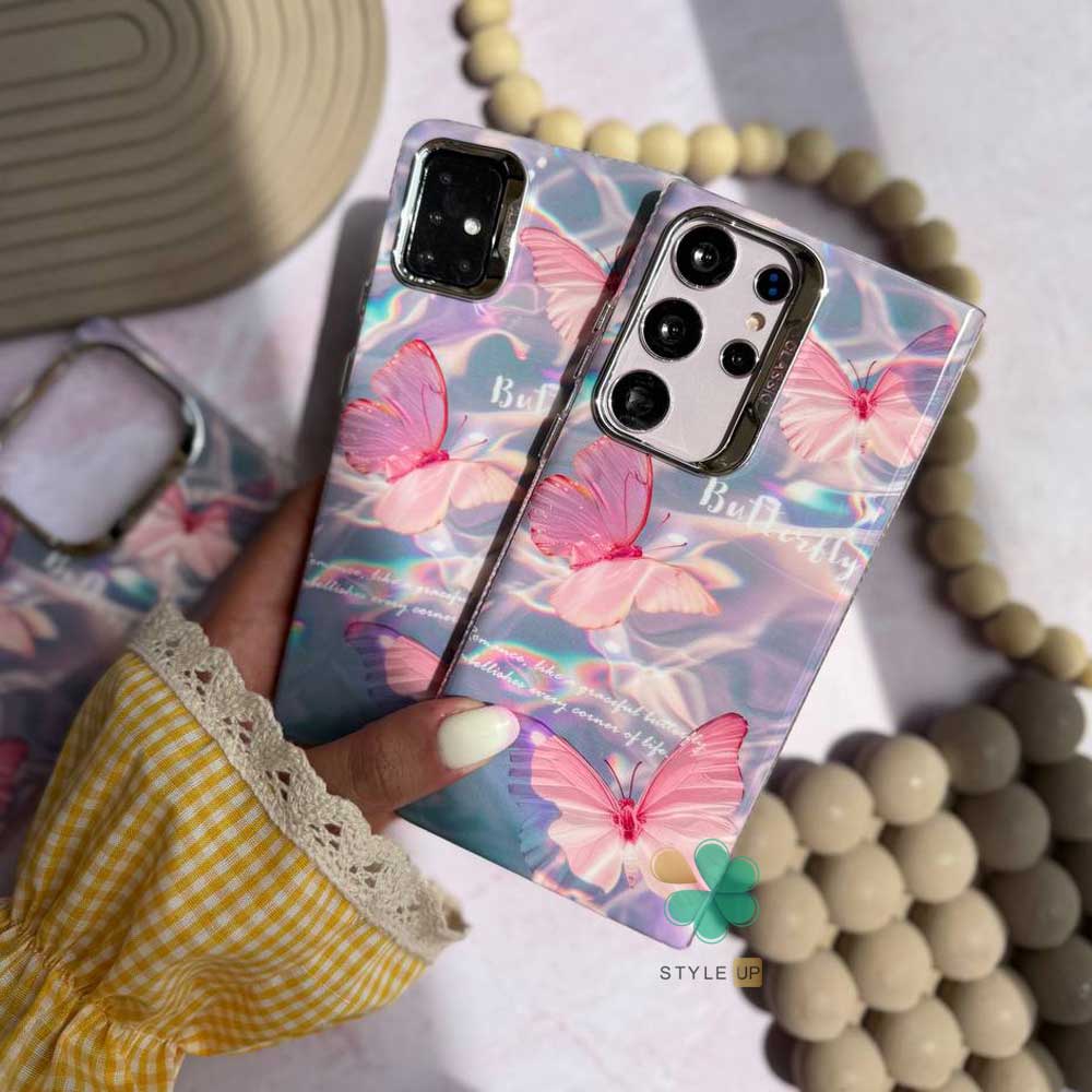 قیمت کیس Lucky Butterfly گوشی Samsung - چربی گریز  ضدلک