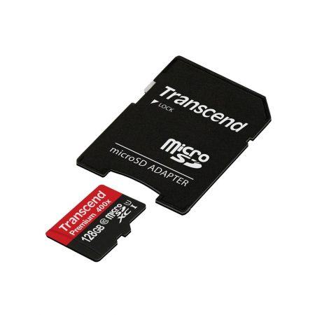خرید کارت حافظه 128 گیگابایت Transcend microSDXC 400x 128GB