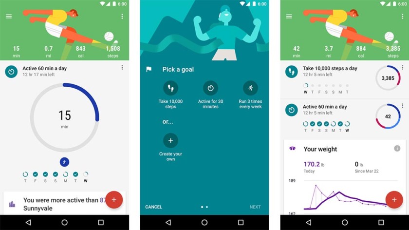 اپلیکیشن ساعت هوشمند Google Fit برای تناسب اندام