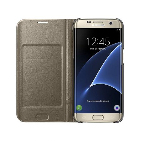 خرید کیف هوشمند موبایل سامسونگ Galaxy S7 Edge مدل LED View