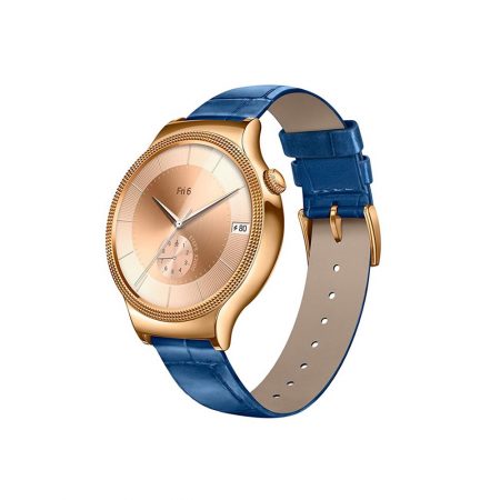قیمت خرید ساعت هوشمند هواوی Huawei Watch Rose Gold Case Blue Leather Strap
