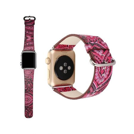 قیمت خرید بند ساعت Apple Watch 38mm مدل چرمی گرافیک طرح 2