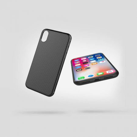 قیمت خرید کاور نیلکین گوشی آیفون iPhone XS مدل Synthetic Fiber