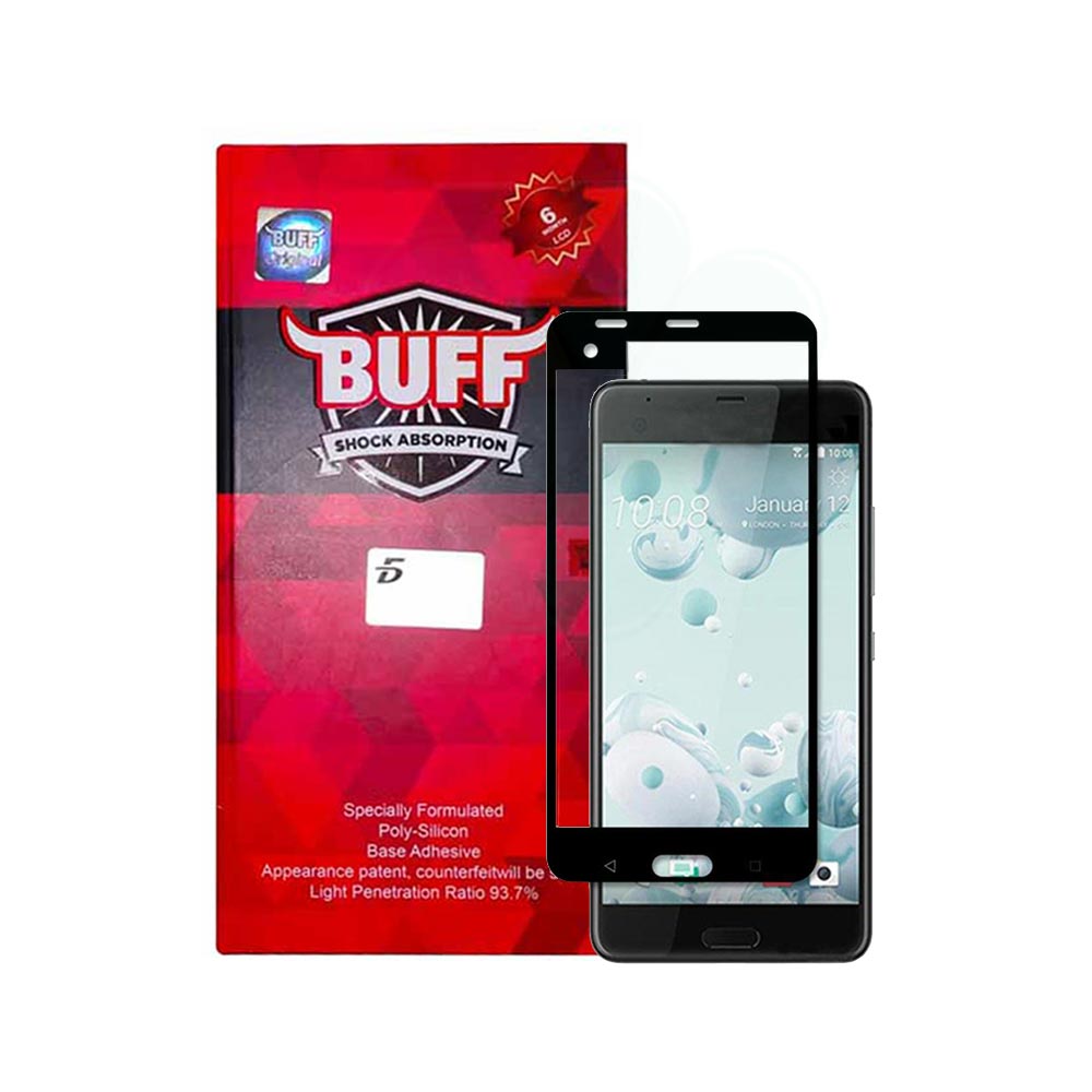 خرید محافظ صفحه شیشه ای بوف 5D برای گوشی اچ تی سی HTC U Ultra