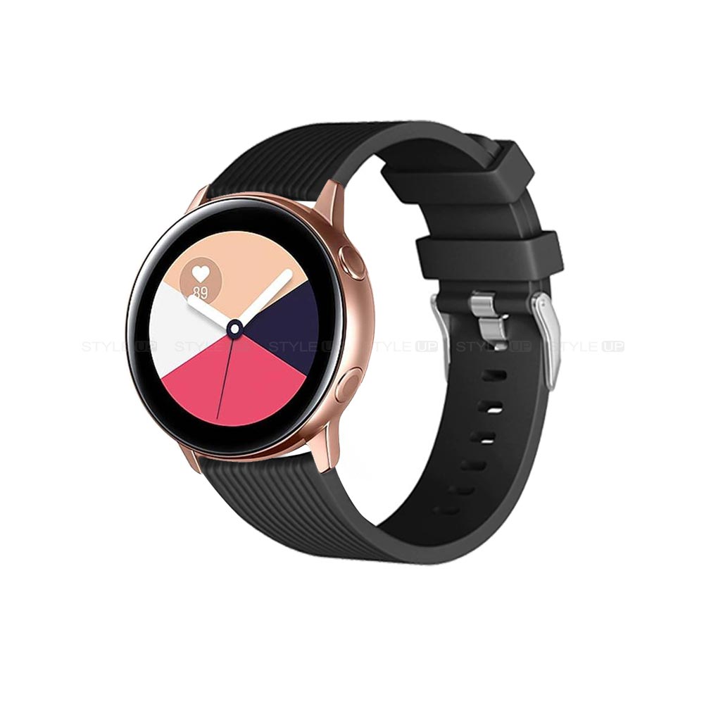 خرید بند ساعت سامسونگ Galaxy Watch Active سیلیکونی طرح گلکسی