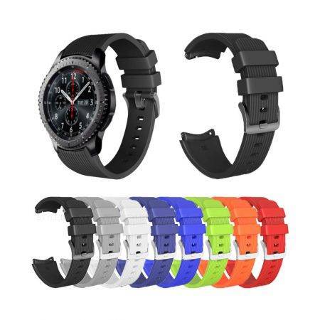 خرید بند ساعت هوشمند سامسونگ Gear S3 سیلیکونی طرح گلکسی