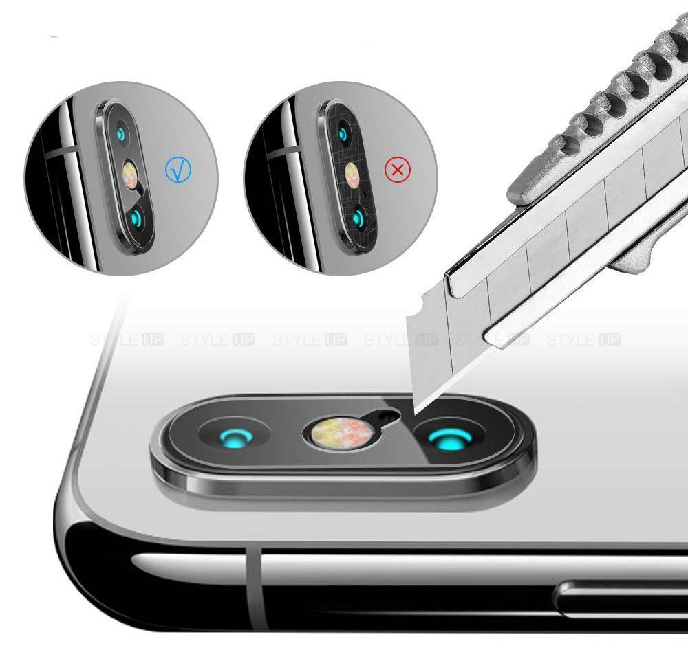 خرید محافظ لنز دوربین گوشی آیفون iPhone XS Max مدل گلس 9H