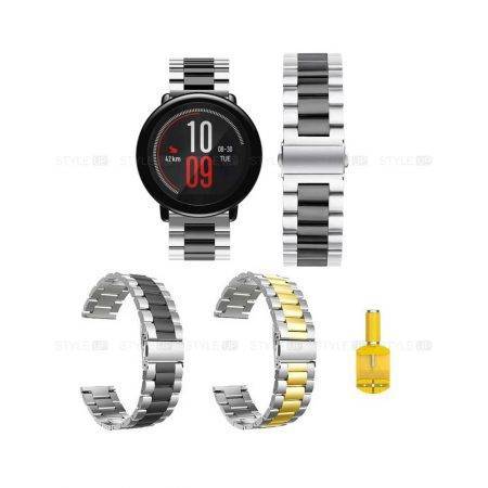 خرید بند ساعت شیائومی Amazfit Pace استیل دو رنگ