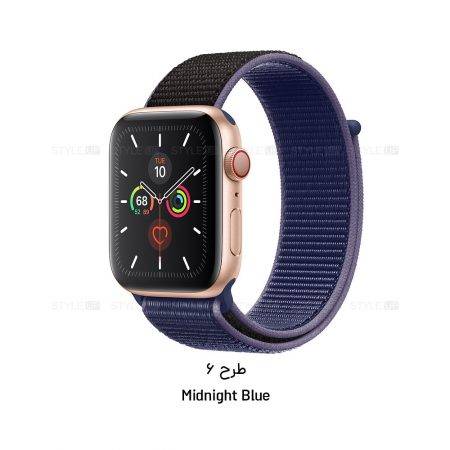 خرید ساعت اپل واچ 5 آلومینیوم بند اسپرت لوپ Apple Watch 40mm Gold