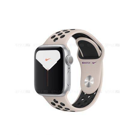 خرید ساعت اپل واچ 5 آلومینیوم بند نایک اسپرت Apple Watch 44mm Silver