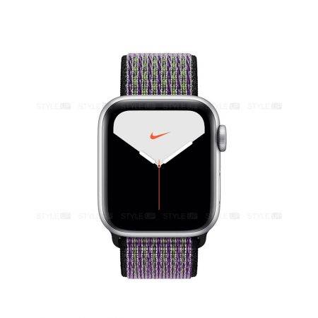 خرید ساعت اپل واچ 5 آلومینیوم نایک اسپرت لوپ Apple Watch 44mm Silver