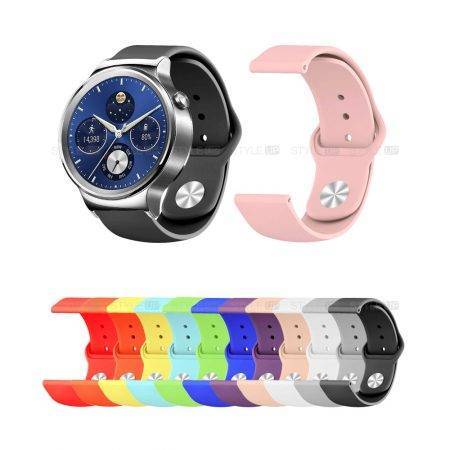 خرید بند سیلیکونی ساعت هواوی واچ 1 Huawei Watch مدل دکمه ای