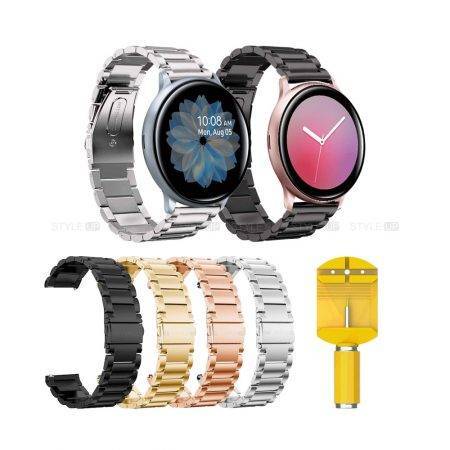 خرید بند استیل ساعت سامسونگ Galaxy Watch Active2 مدل 3Pointers