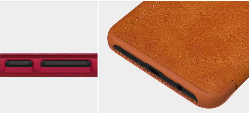 خرید کیف چرمی نیلکین گوشی شیائومی Redmi Note 8 Pro مدل Qin