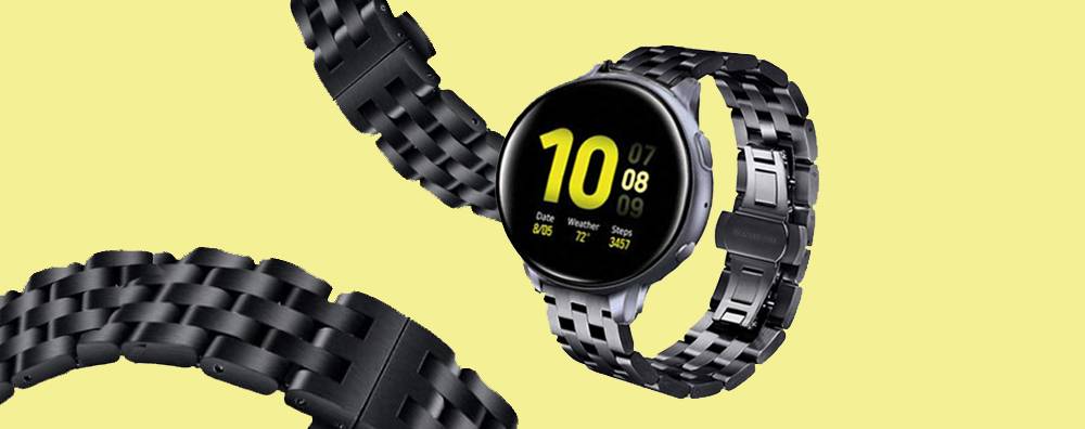 خرید بند ساعت هوشمند سامسونگ Galaxy Watch Active 2 استیل 5Bead