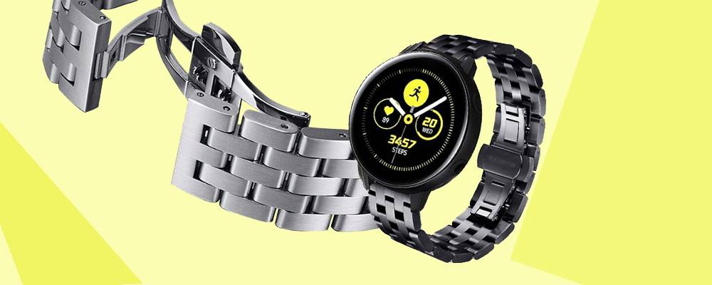 خرید بند ساعت هوشمند سامسونگ Galaxy Watch Active استیل 5Bead