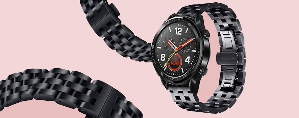 خرید بند استیل ساعت هواوی واچ Huawei Watch GT مدل 5Bead