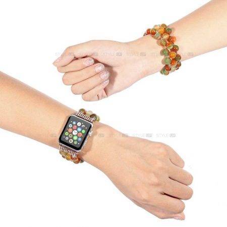 خرید بند ساعت اپل واچ Apple Watch 42/44mm مدل مرواریدی