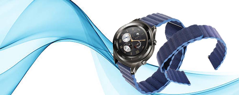 خرید بند چرمی ساعت هواوی Huawei Watch 2 Classic مدل leather loop