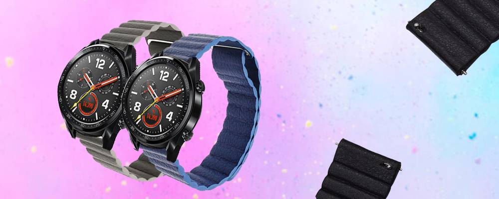 خرید بند چرمی ساعت هوشمند هواوی واچ Huawei Watch GT مدل leather loop