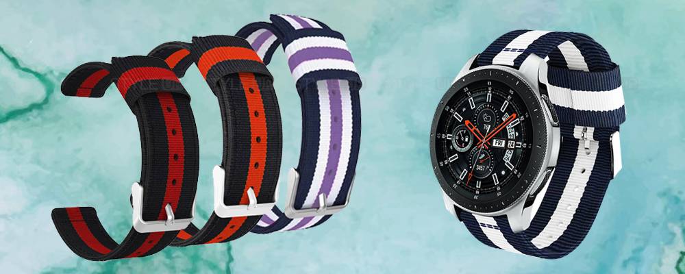 خرید بند ساعت هوشمند سامسونگ Galaxy Watch 46mm مدل نایلونی
