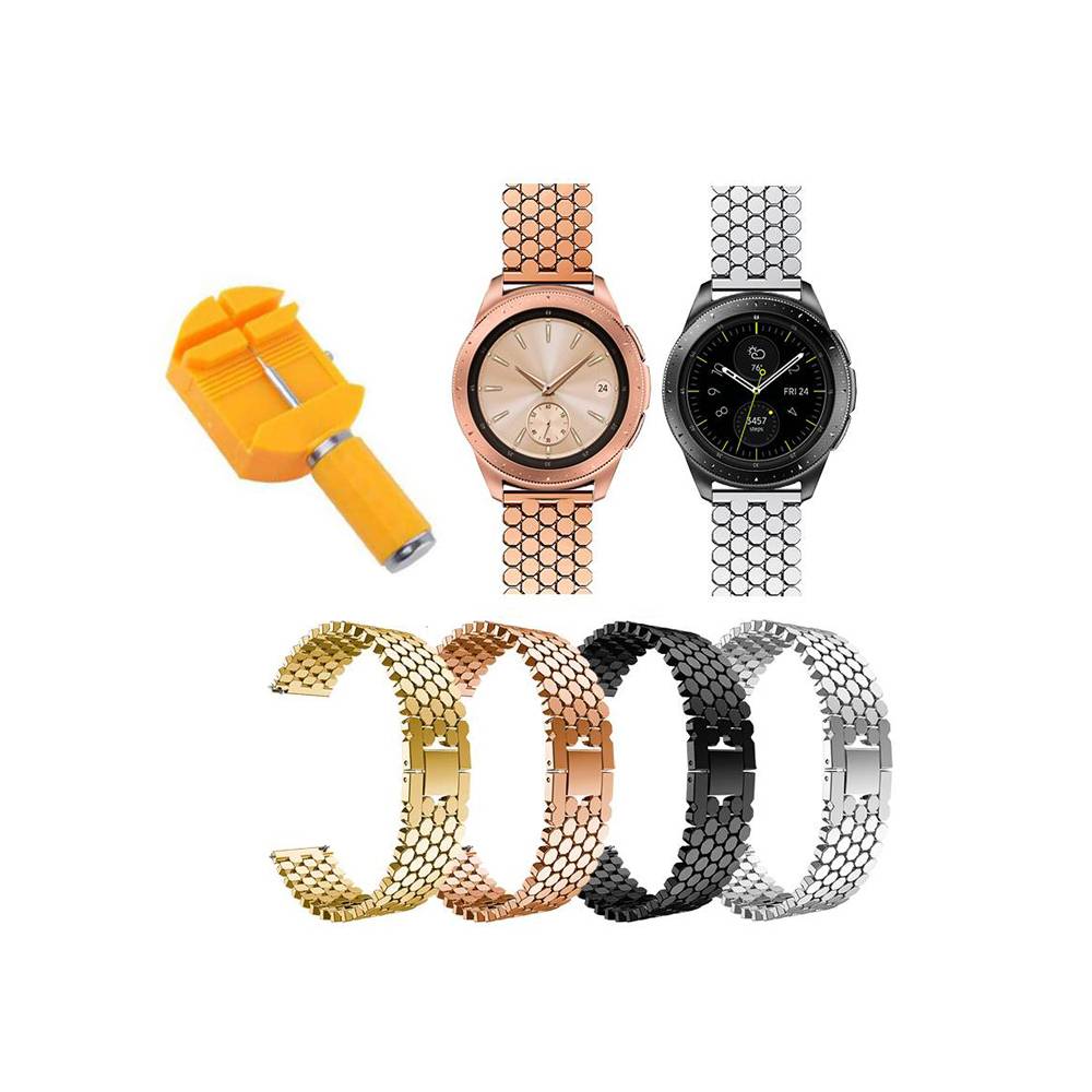 خرید بند استیل ساعت هوشمند سامسونگ Galaxy Watch 42mm طرح کندویی