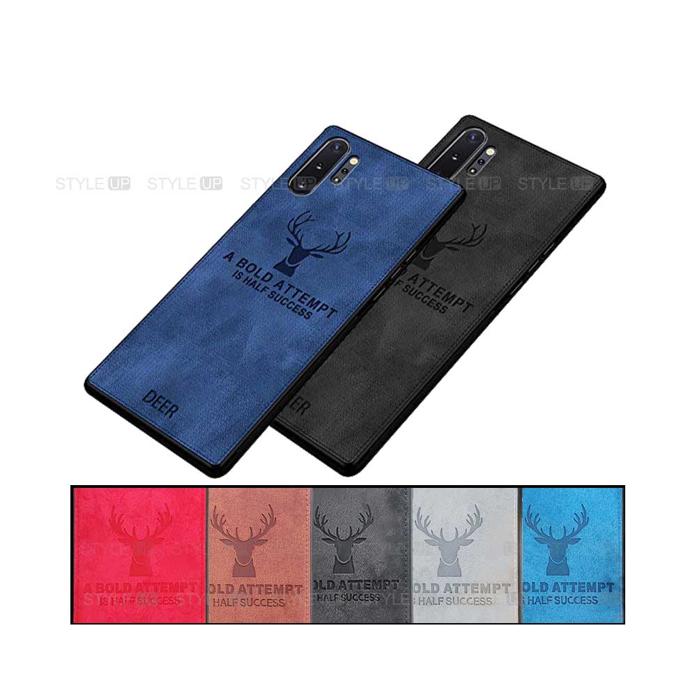 خرید قاب گوشی سامسونگ Galaxy Note 10 Plus پارچه ای طرح گوزن