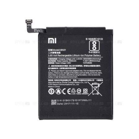 خرید باتری گوشی شیائومی Xiaomi Mi 5X / A1 مدل BN31