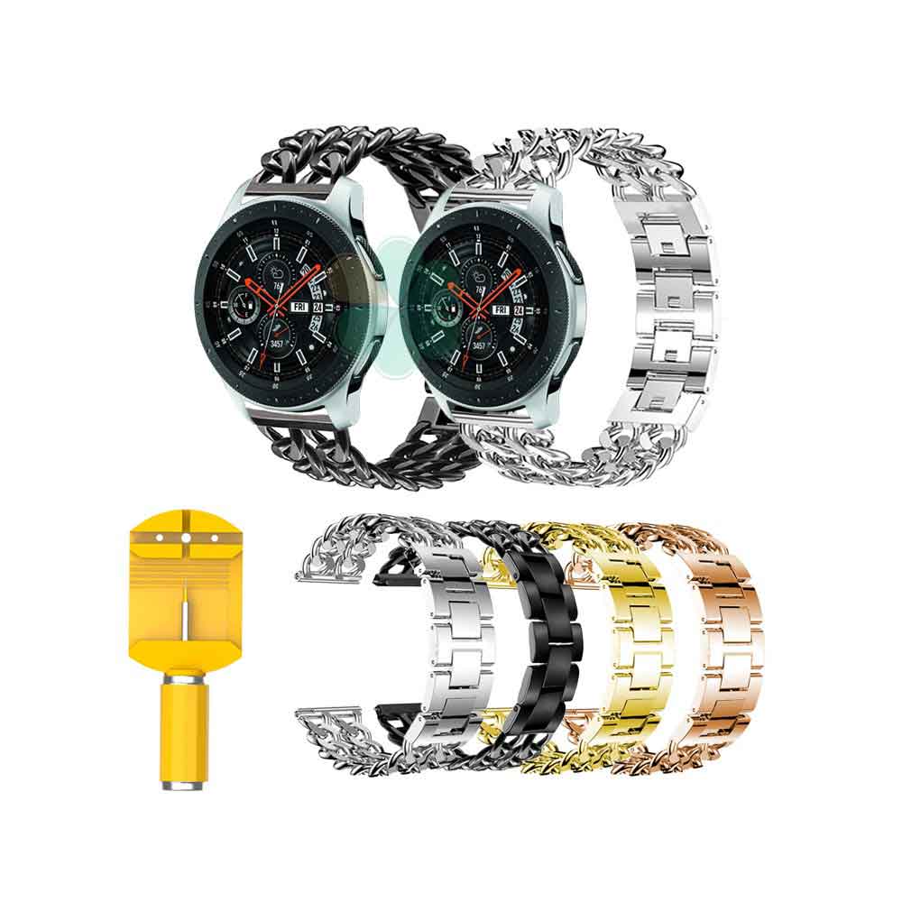 خرید بند ساعت هوشمند سامسونگ Galaxy Watch 46mm مدل استیل زنجیری
