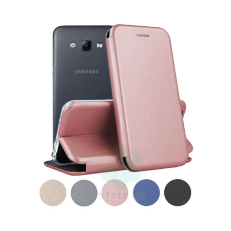 خرید کیف کلاسوری چرمی گوشی سامسونگ Samsung Galaxy A8