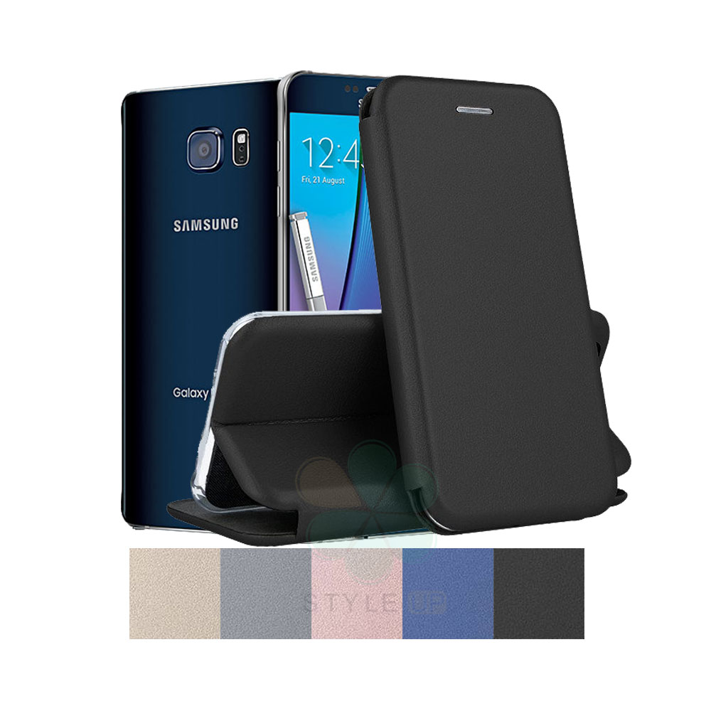 خرید کیف کلاسوری چرمی گوشی سامسونگ گلکسی نوت 5 - Galaxy Note 5 