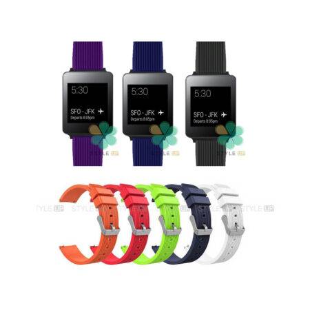 خرید بند سیلیکونی ساعت ال جی LG G Watch W100 طرح گلکسی