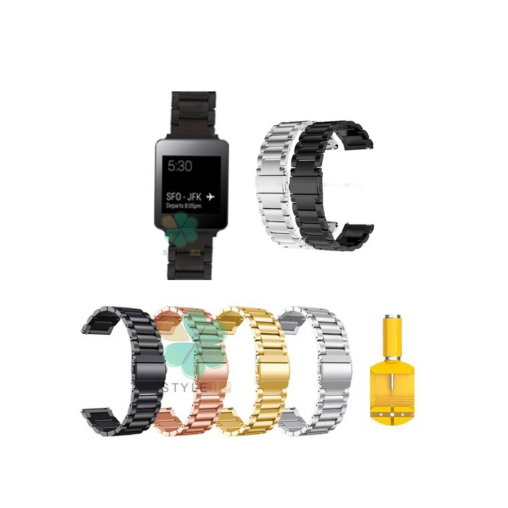 خرید بند ساعت ال جی LG G Watch W100 استیل 3Pointers