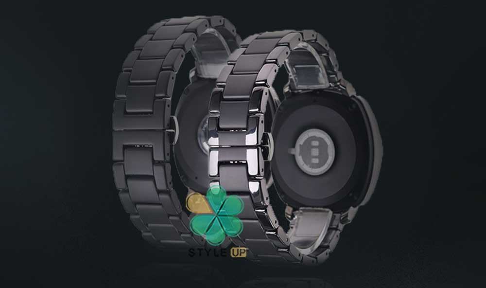 خرید بند فلزی ساعت هواوی Huawei Watch 2 Classic مدل 3Bead Carbon