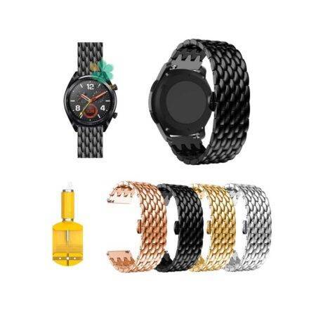 خرید بند ساعت هواوی Huawei Watch GT مدل فلزی طرح دراگون
