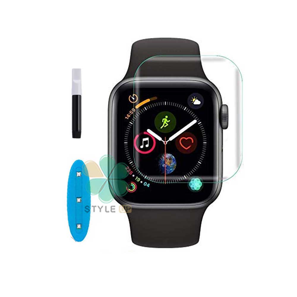 خرید محافظ صفحه گلس UV ساعت اپل واچ Apple Watch 40mm