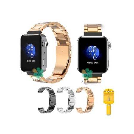 خرید بند ساعت هوشمند شیائومی Xiaomi Mi Watch استیل 3Pointers