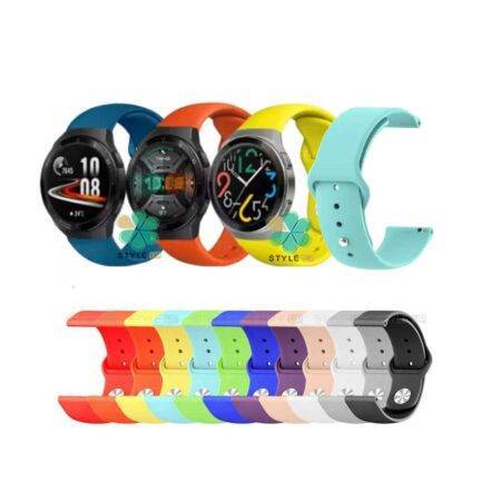 خرید بند سیلیکونی ساعت هواوی Huawei Watch GT 2e مدل دکمه ای