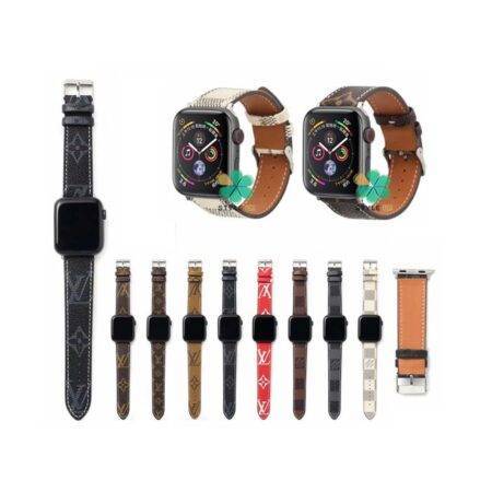 خرید بند ساعت اپل واچ Apple Watch 42/44mm طرح لویی ویتون