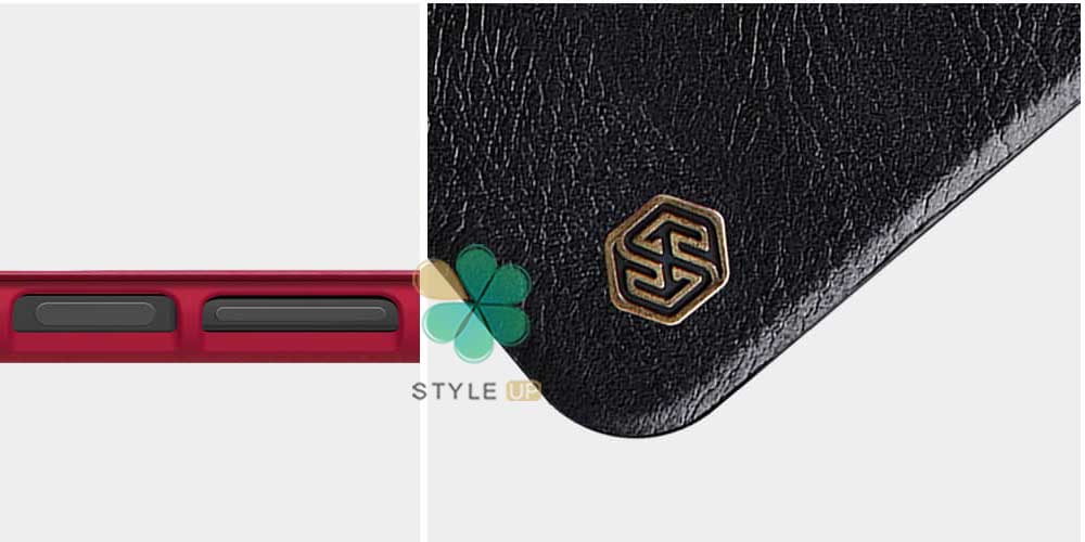 عکس کیف چرمی نیلکین گوشی شیائومی Xiaomi Redmi Note 9 مدل Qin